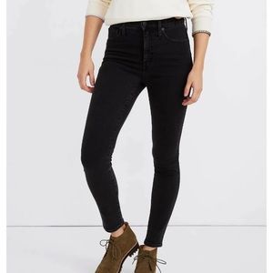 Madewell 10” highrise skinny Jeans black